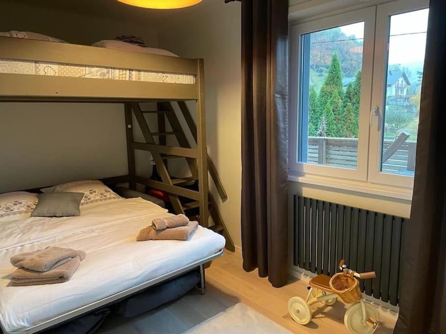 Joli Logement Avec Terrasse La Cigale 6 A 8 Personnes Orbey Eksteriør billede